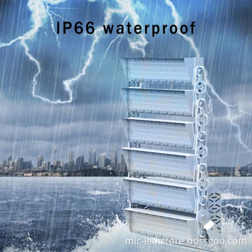 High Mast LED Flood Lights for Outdoor Stadiums - 240W to 1440W Soccer Field Lighting